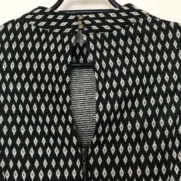 Xhilaration Skater Dress Black And White Size M - Picture 5 of 8